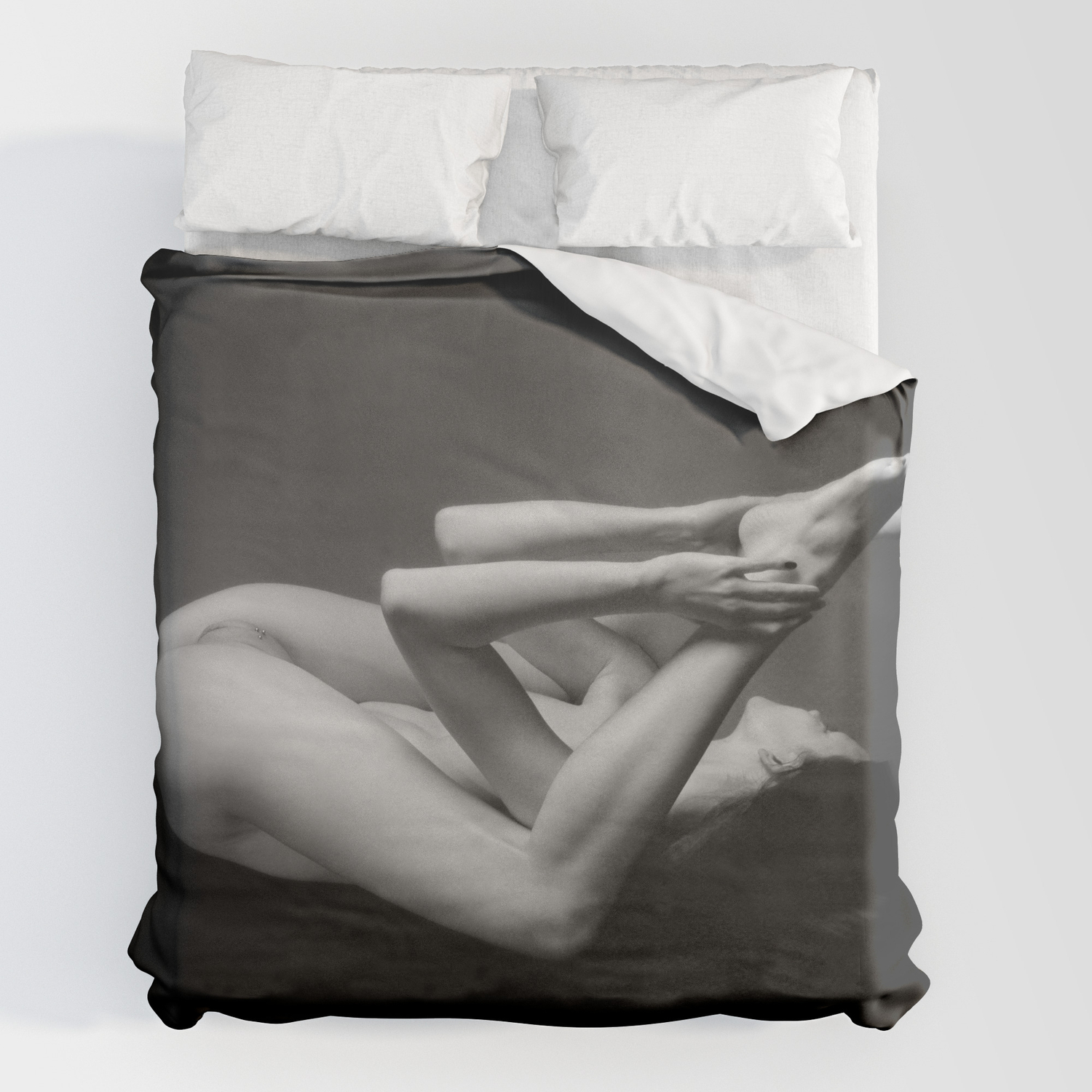 naked wife under covers