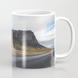 A Mountain on the Left. Iceland Landscape. Roadtrip Travel. Photography. Coffee Mug