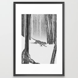 Martwood Tiger Framed Art Print
