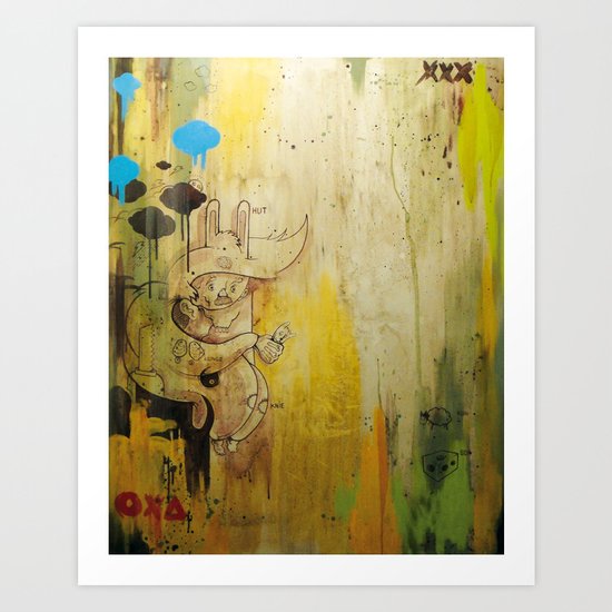 Hasenfusz / Rabbitfoot Art Print