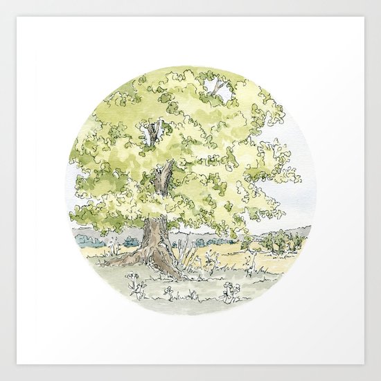 Crop Circle 03 Art Print