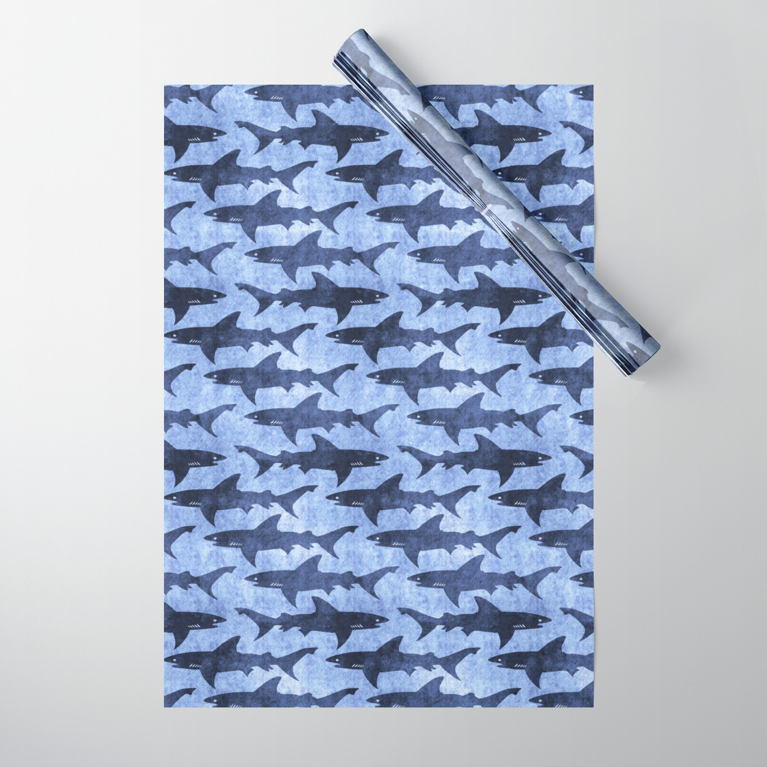 shark wrapping paper