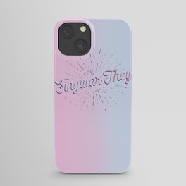 Singular They - High Pride iPhone Case