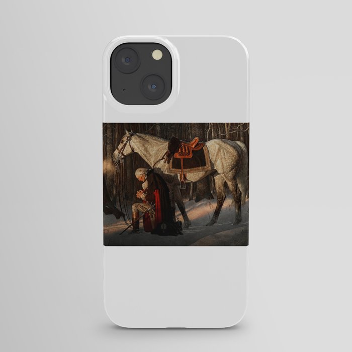 George Washington A Prayer at Valley Forge iPhone Case