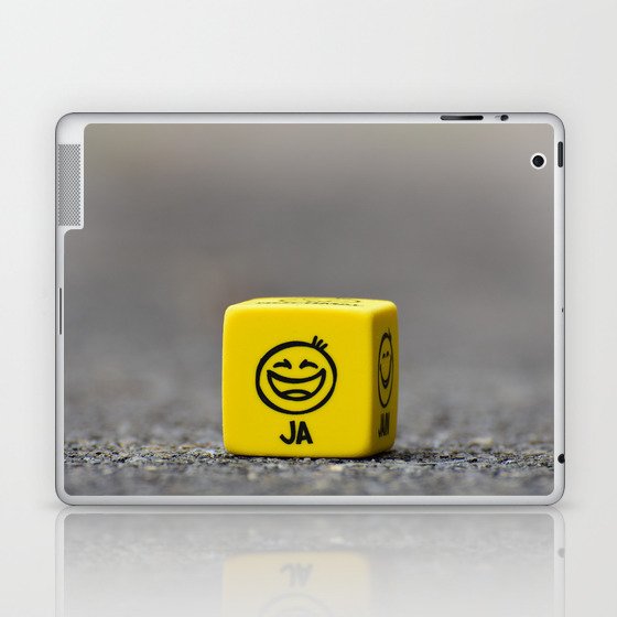 A smile doesn't cost a person anything . Laptop & iPad Skin