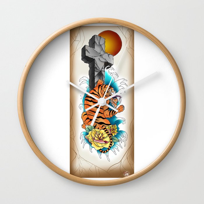 Rock of Ages Wall Clock