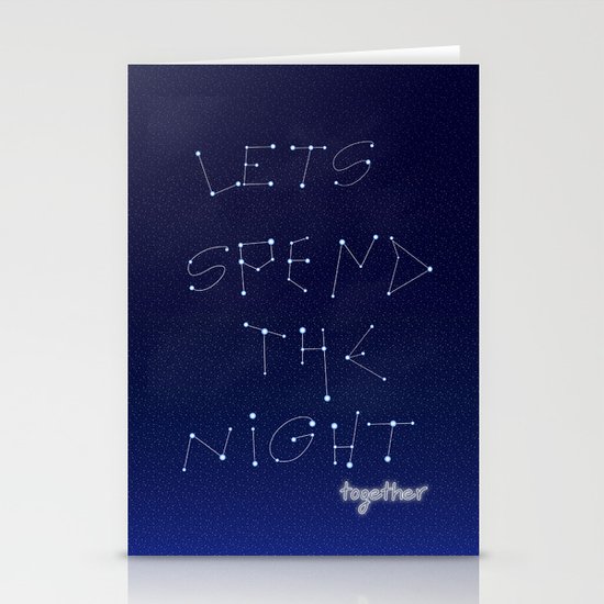 let's spent Stationery Cards