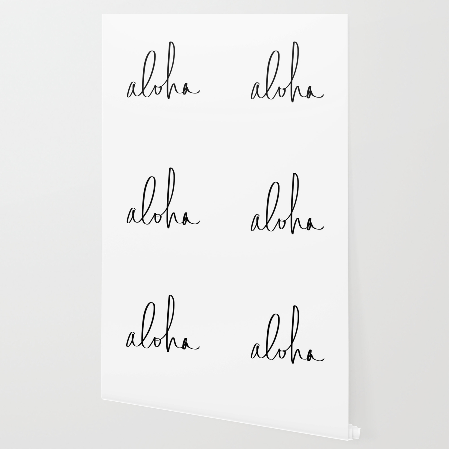 Aloha Hawaii Typography Wallpaper By Floresimagespdx Society6