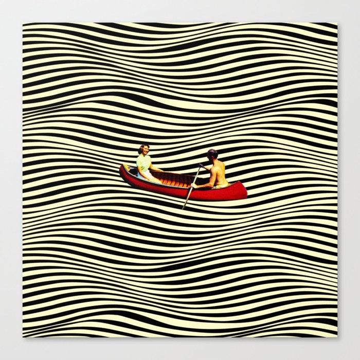 Illusionary Boat Ride Canvas Print
