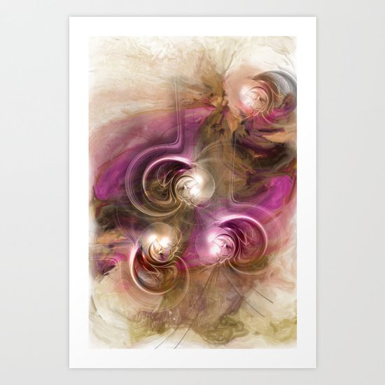 Magic Pearls Art Print