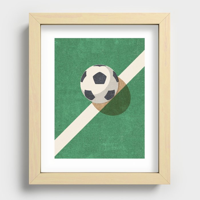 BALLS / Football Recessed Framed Print