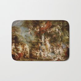 The Feast of Venus by Peter Paul Rubens Bath Mat | Venus, People, Angels, Mythology, Trees, Painting, Birthofvenus, Oil, Nudepainting, Temple 