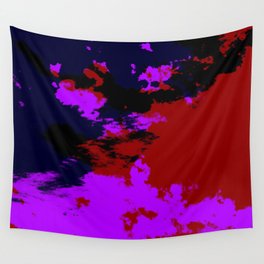 Ichiryu - Abstract Colorful Batik Camouflage Tie-Dye Style Pattern Wall Tapestry