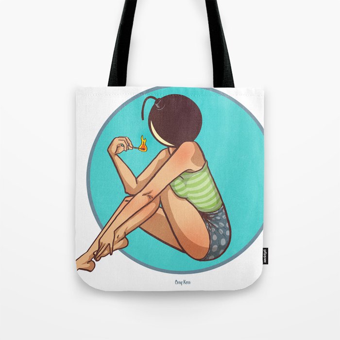Bombshell with a Match Tote Bag