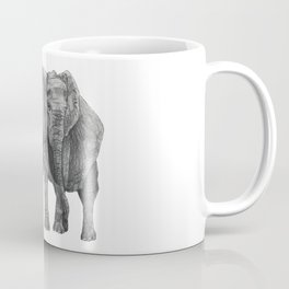 African Elephant and Calf Coffee Mug