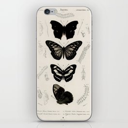 Victorian Botany Butterflies iPhone Skin