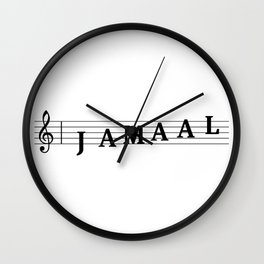 Name Jamaal Wall Clock