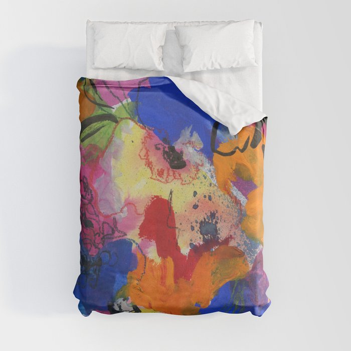 abstract flowers N.o 4 Duvet Cover