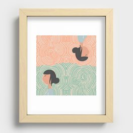 Peaceful Symmetry  Recessed Framed Print