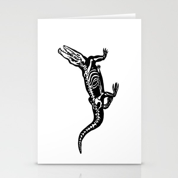 x-ray gator Stationery Cards