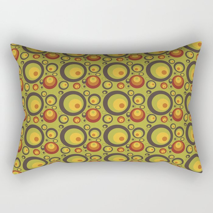 Retro abstract art: Baricco Rectangular Pillow