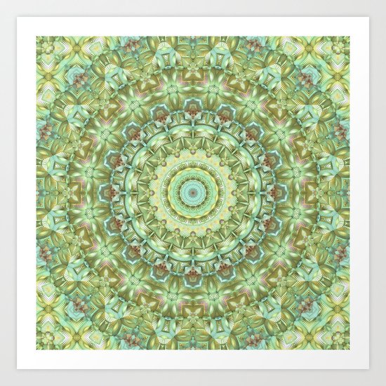 Tranquility Mandala Art Print