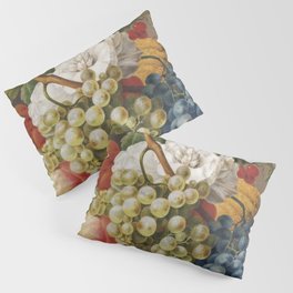 Flowers and Fruit in a Basket Pillow Sham