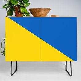 Sapphire and Yellow Solid Shapes Ukraine Flag Colors 4 100 Percent Commission Donated Read Bio Credenza