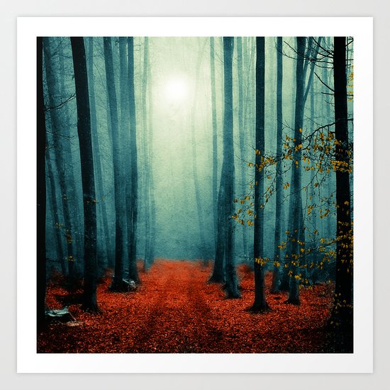 Landscape (colour option) Art Print