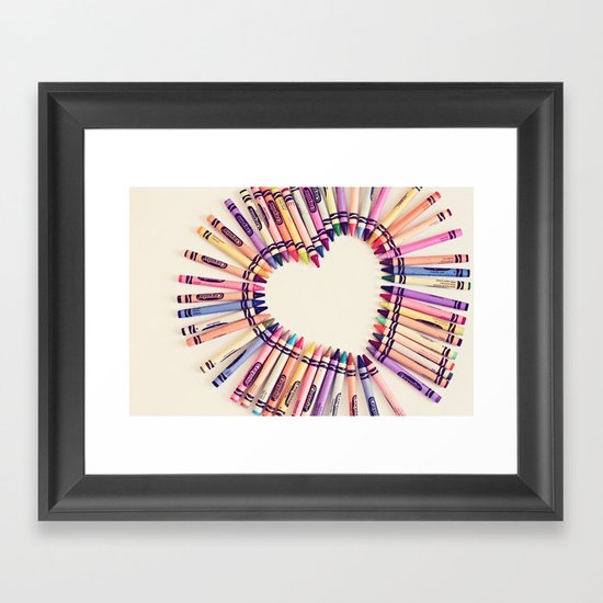 love in every color Framed Art Print