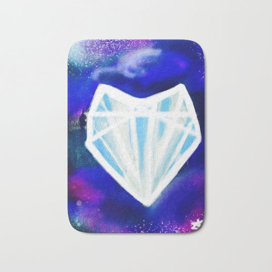 Hearts or Diamonds, I'll Take Diamonds Bath Mat