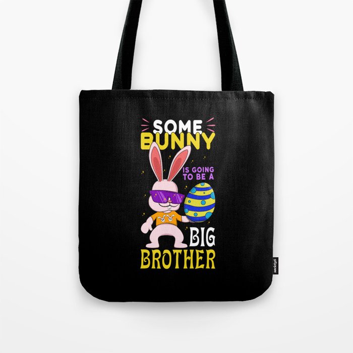 Brother Baby Reveal Egg Happy Easter Sunday Tote Bag
