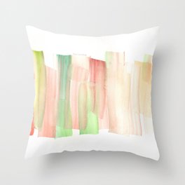  Minimalist Art Abstract Art [161228] 19. Abstract Watercolour Color Study|Watercolor Brush Stroke Throw Pillow