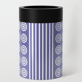 Very Peri Stripes & Circles Can Cooler