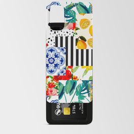 Italian,Sicilian art,patchwork,summer Flowers Android Card Case