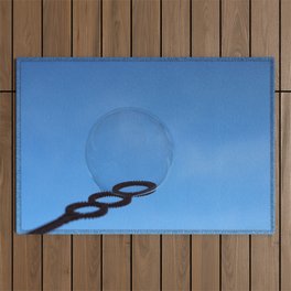 Bubble and Blue Sky Outdoor Rug