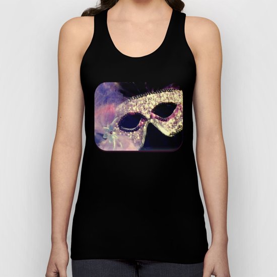 Mardi Gras Mask Unisex Tank Top