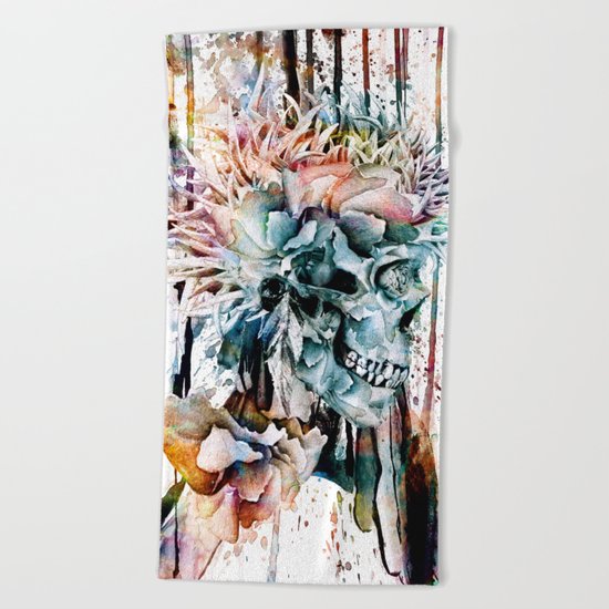 SKULL N-II Beach Towel
