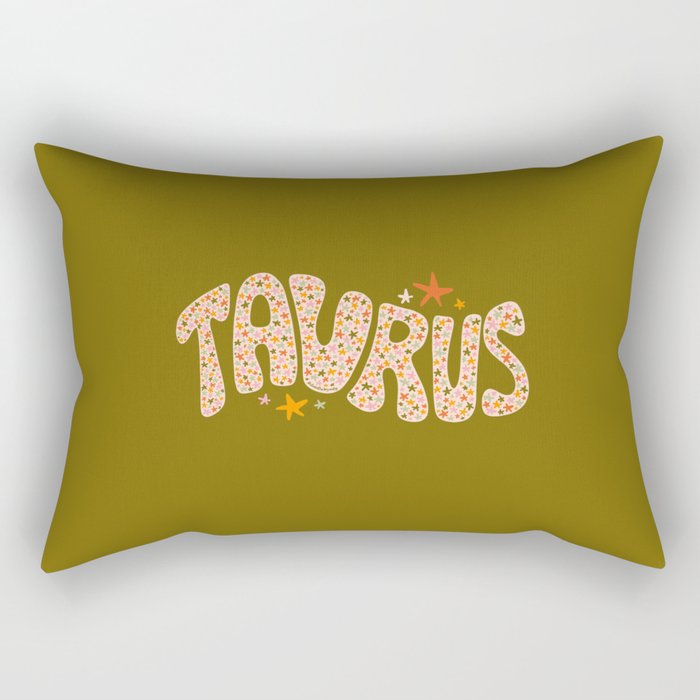 Starry Taurus Rectangular Pillow