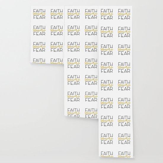 Inspirational Christian Bible Verse Product Faith Over Fear