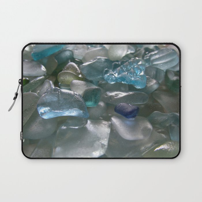 Ocean Hue Sea Glass Assortment Laptop Sleeve