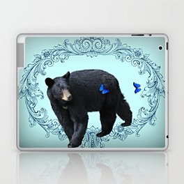 Bear and Butterflies Laptop & iPad Skin