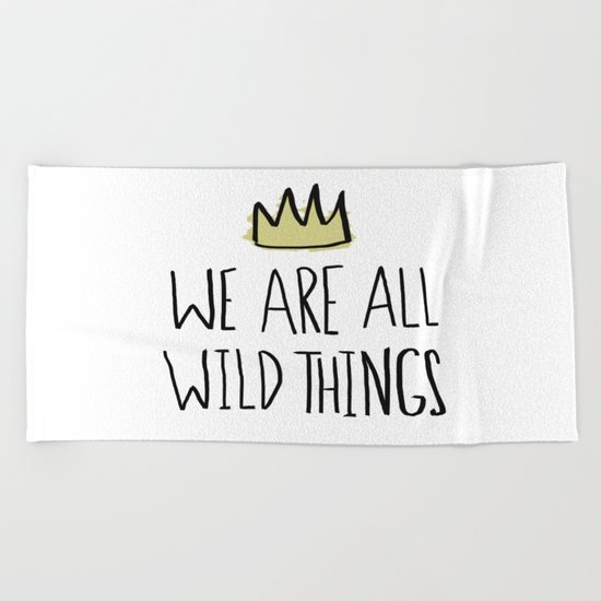 Wild Things Beach Towel