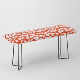 Red Leopard Bench