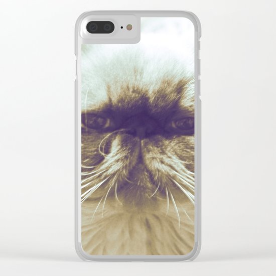 EXOTIC CAT Clear iPhone Case