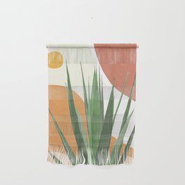 Abstract Agave Plant Wall Hanging