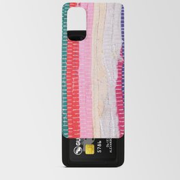 Ethnic stitch textile in multiple colours. Android Card Case