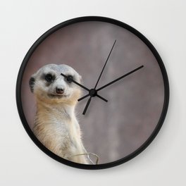 I Call Him Uncle Bob And He Was Ready For His Closeup Wall Clock