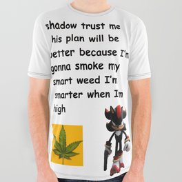Smart weed All Over Graphic Tee