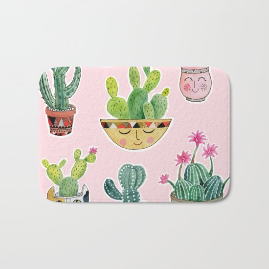 Cactus Pots Bath Mat